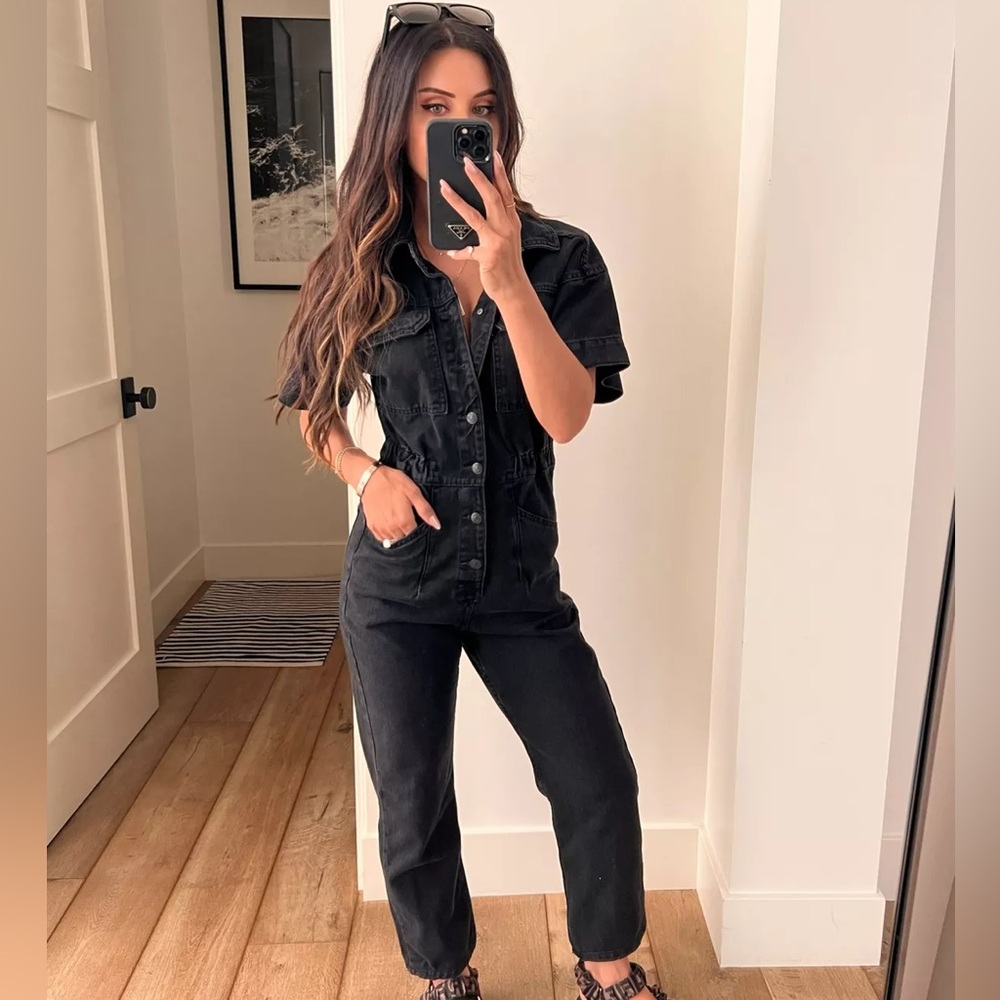 Free People Black Jumpsuit